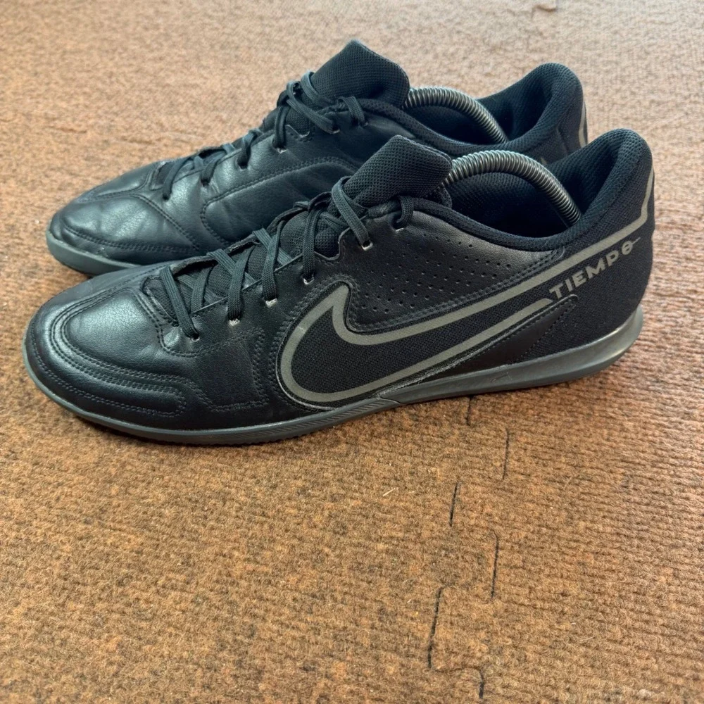 Nike Tiempo Legend 9 Academy IC Mens Indoor Soccer Shoes Black DA1189-004 Sz 12